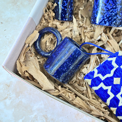 Azul mini blue handcrafted gift box