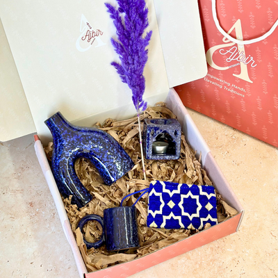 Azul mini blue handcrafted gift box
