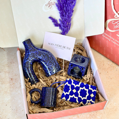 Azul mini blue handcrafted gift box