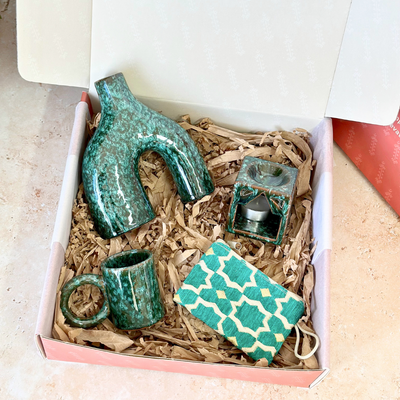 Azul turquoise mini handcrafted gift box