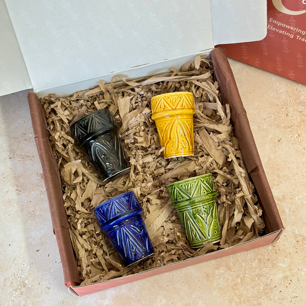 Tizwelt 4-glass handcrafted gift set