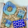 Tafoukt blue denim handcrafted gift box