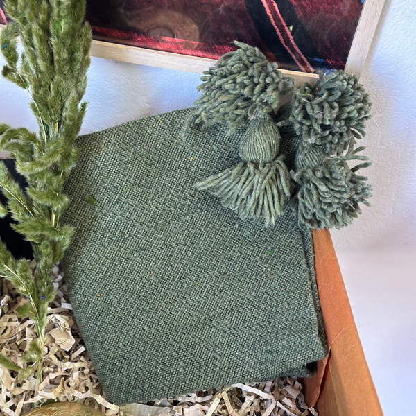XL Tafoukt Green Handcrafted Gift Box