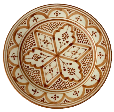 Assiette Taddart sable - Ajbir