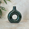 Medium elongated Tafoukt varnished handmade vase