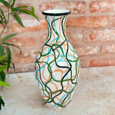 Colorful Amazigh Vase (Unique Piece)