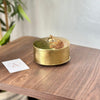Hammered Gold Brass Storage Box