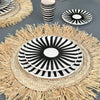 Black Tafoukt plate set (6 pieces)