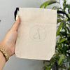 Cotton canvas gift bag cover