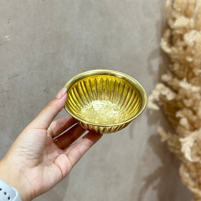 Hammered copper gold Hammam Tassa 11cm