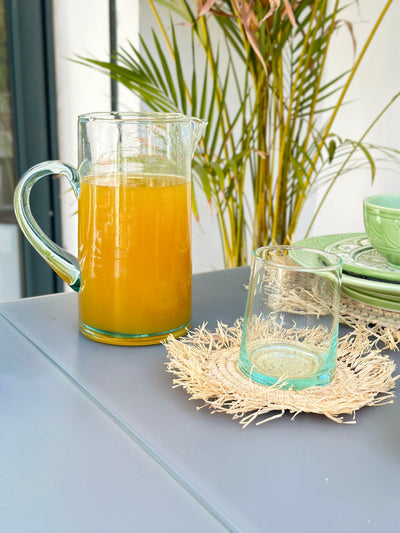 Beldi glass carafe 