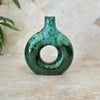 Medium elongated Tafoukt varnished handmade vase