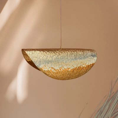 Ayour gold-plated brass handcrafted pendant light 60cm