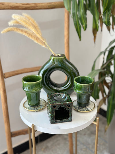 Tasse à café beldi verte - Ajbir