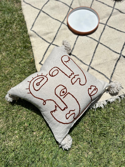 Tapis Hanbal noir losange 133cm/103cm - Ajbir