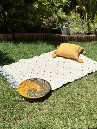 Tapis Hanbal noir 150cm/100cm - Ajbir