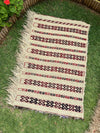 Tapis Extérieur en osier et laine 1m70/1m20 - Ajbir