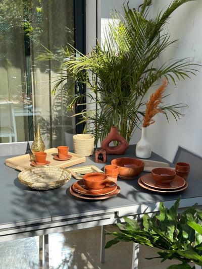 Plateau Talount beige bicolore 30cm 2 - Ajbir