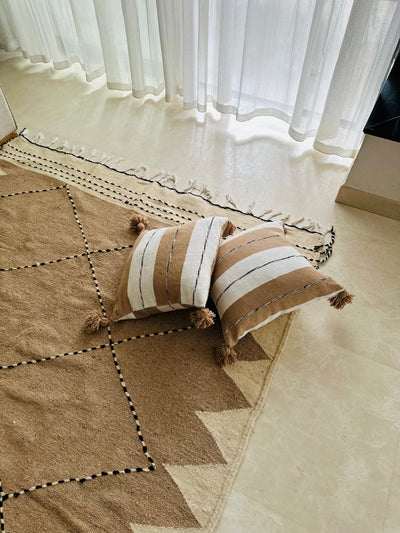 Tapis Zanafi Taupe - 2,87m / 1,96m - Ajbir