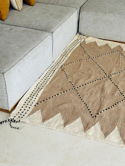 Tapis Zanafi Taupe - 2,87m / 1,96m - Ajbir