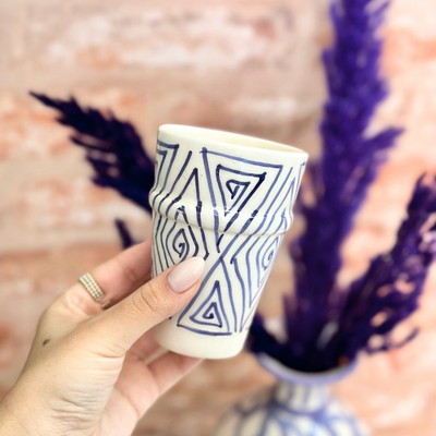 Beldi Tit blue glass