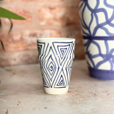 Beldi Tit blue glass