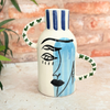 Taboukalt Oudm blue artisanal vase