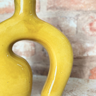 Atlas handmade varnished vase