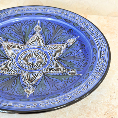 Blue Nakch plate