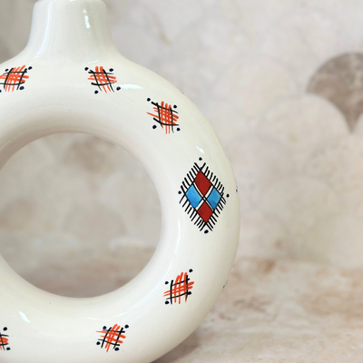 Handcrafted vase Tafoukt Amazigh Addal