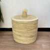 Small wicker laundry basket