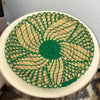 Berber Talount green handmade tray 30cm