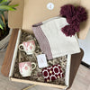 Burgundy handcrafted gift box