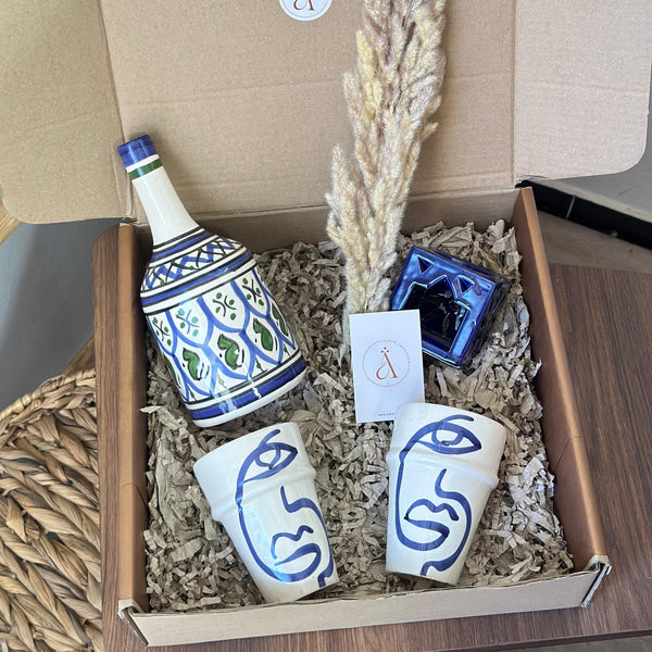Oudm Blue Handcrafted Gift Box