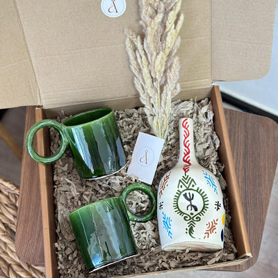 Green Amazigh handcrafted gift box