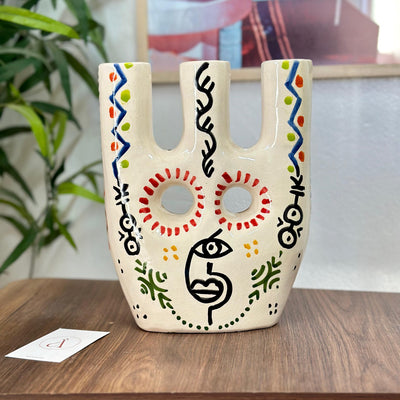 Afous Amazigh oudm artisanal vase