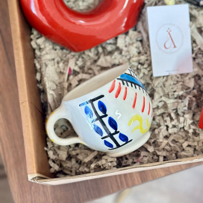 Amazigh handmade red tafoukt gift box