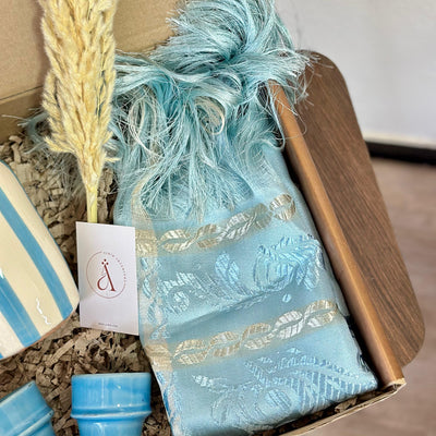 Kdib Sky Blue Handcrafted Gift Box