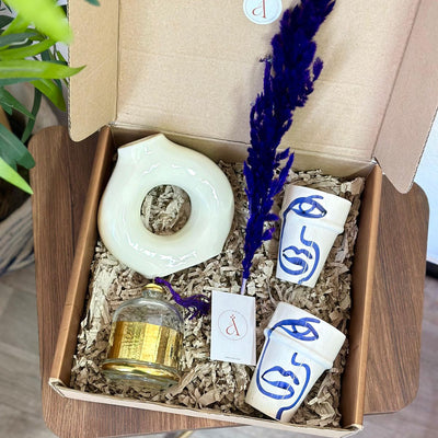 Oudm Blue Handcrafted Gift Box
