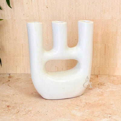 White Afous Vase