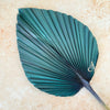 Peacock Blue Palm Leaf