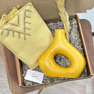 Sabra Yellow Handcrafted Gift Box
