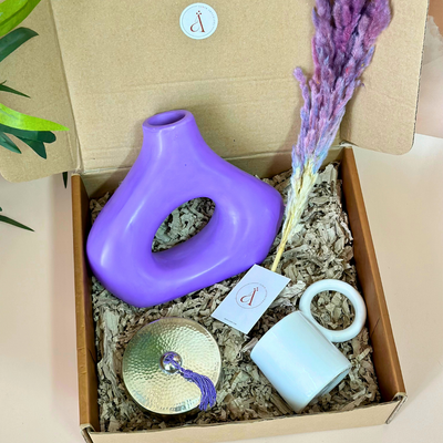 Purple Handcrafted Gift Box