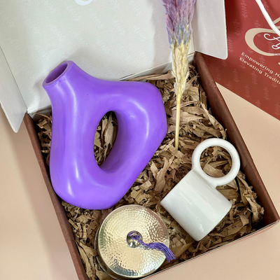 Purple Handcrafted Gift Box