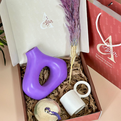 Purple Handcrafted Gift Box