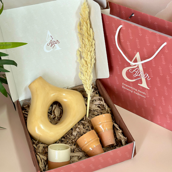 Women's Day beige handmade gift box