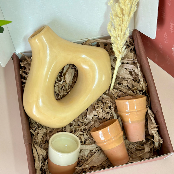 Women's Day beige handmade gift box