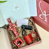 Women's Day Red Candle Holder Handcrafted Gift Set