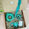 Turquoise handcrafted gift box