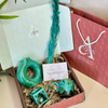 Turquoise handcrafted gift box